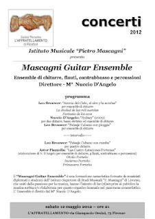 Concerto Gruppo Mascagni 12 maggio 2012