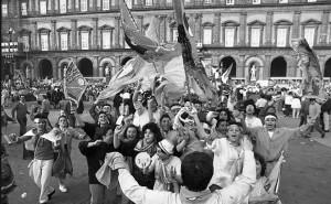 FOTO- Ecco le celebrazioni di Sky per il primo scudetto del Napoli!