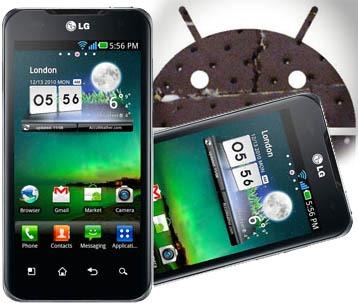 ice cream sandwich su lg dual LG: a Giugno Ice Cream Sandwich per LG Optimus Dual, Optimus Sol e Prada 3.0