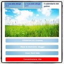 Una applicazione per combattere le allergie .