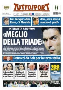 Ecco le prime pagine della Gazzetta – Corriere dello Sport – Tuttosport