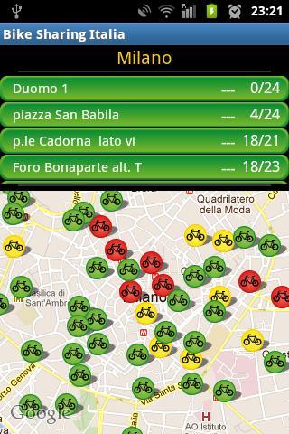  Bike Sharing Italia: lapplicazione per trovare le stazioni nelle città italiane