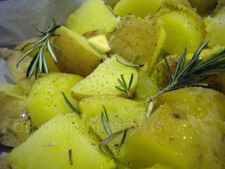 Patate e pollo al forno