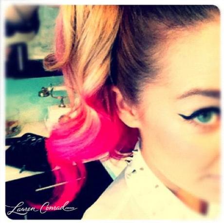 New obsession: pink ombre hair.