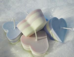 candele naturali fatte a mano