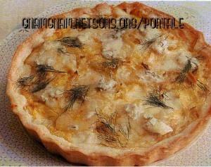 Crostata di finocchi e formaggi