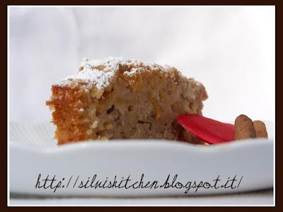 Torta di mele fuji con farina di riso e vaniglia