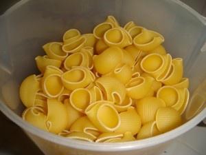 Conchiglie con mascarpone e noci