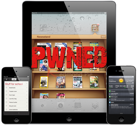 iPhone iPad A5 Pwned1 Downgrade iPhone 4S, iPad 2 e iPad 3 con Redsn0w 0.9.11b1