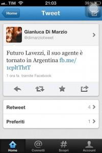 FOTO-Di Marzio su Twitter: “Futuro Lavezzi, il suo agente è….”