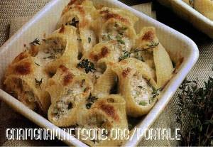 Conchiglioni farciti e gratinati