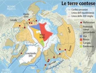 RUSSIA: Avviata la spartizione militare dell’Artico. La guerra fredda fra i ghiacci e gli interessi cinesi