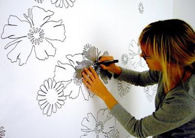 I templates per decorare le pareti di Make Up the Wall