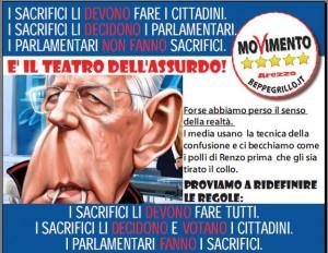Il MoVimento 5 stelle invita Mario Monti a conoscere la Manovra dei Cittadini