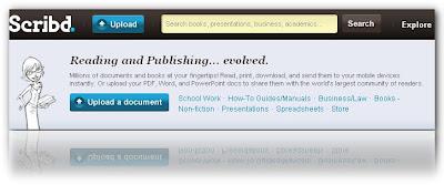 Archiviare e condividere documenti online: Scribd