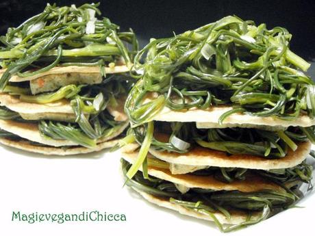 Agritorrette (crepes con agretti)