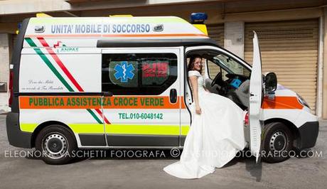andare al matrimonio in ambulanza