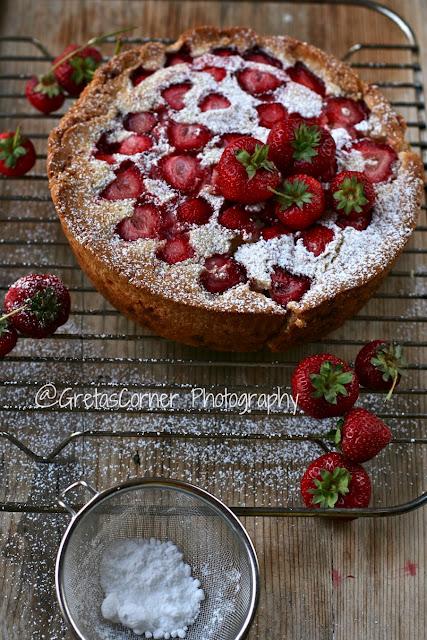 Una torta alle fragole...per una colazione speciale!