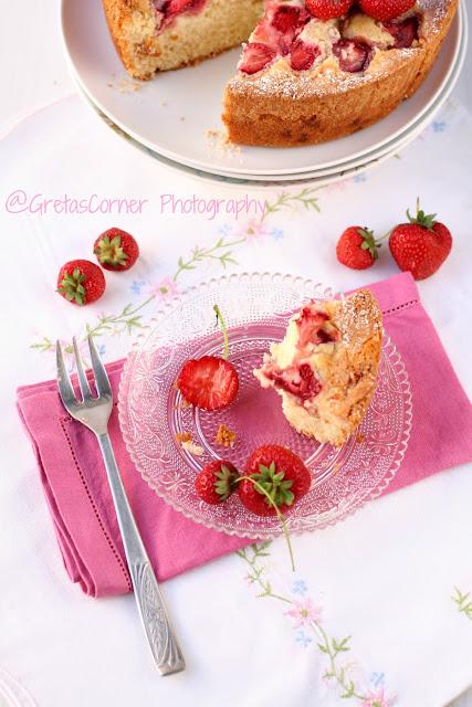 Una torta alle fragole...per una colazione speciale!