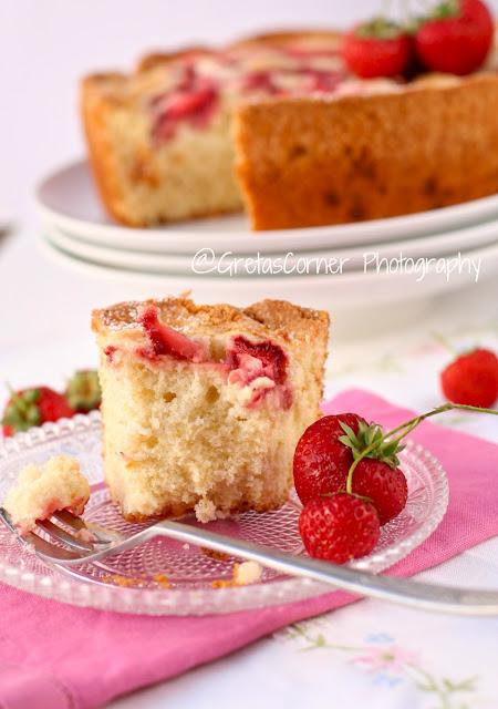 Una torta alle fragole...per una colazione speciale!