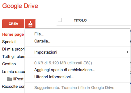 Google Drive il nuovo sistema di archiviazione online fa scattare le prime polemiche.