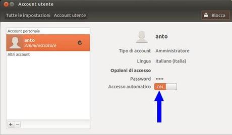 Ubuntu Accesso automatico fig. 4