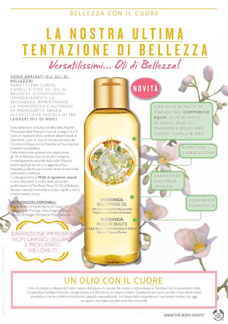 Novità The Body Shop: Oli di bellezza e spray profumati