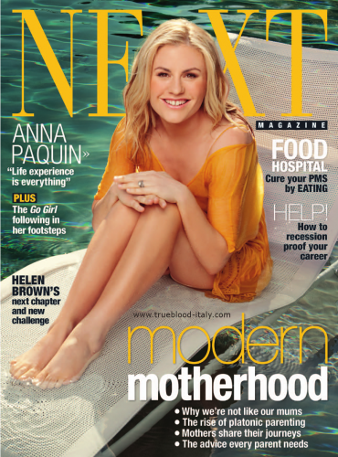 Anna Paquin su Next Magazine New Zeland