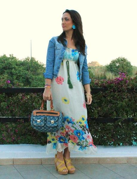 OUTFIT: Long Floral Dress