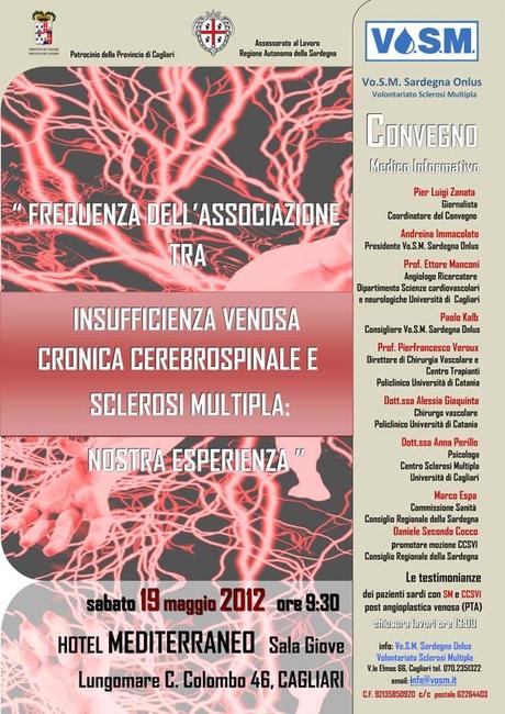 Sclerosi Multipla: a Cagliari un convegno sabato 19 maggio