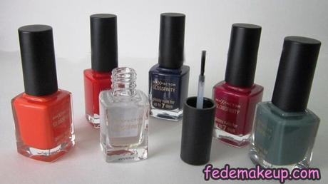 Review  Max Factor Glossfinity e Max Effect Mini Nail Polish