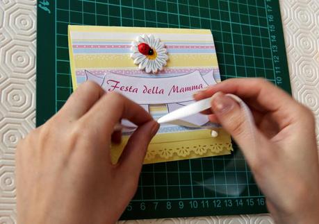 Tutorial illustrato Card Festa della Mamma - Mother's day photo tutorial