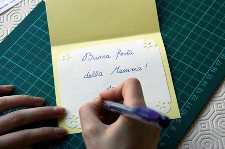 Tutorial illustrato Card Festa della Mamma - Mother's day photo tutorial