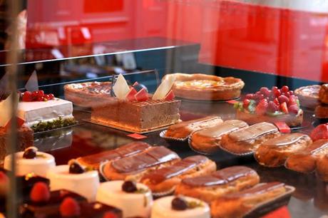 Rue Mouffetard - the great food market in Latin Quarter, Paris