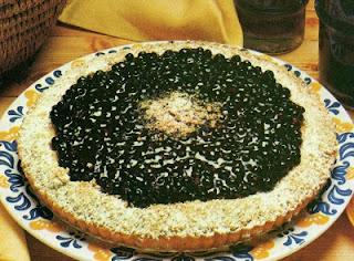 Crostata di mirtilli neri