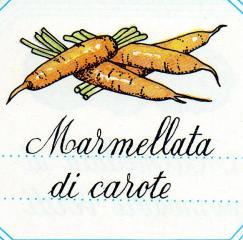 Marmellata di carote