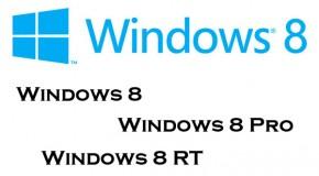 Windows 8, Windows 8 Pro, Windows 8 RT - Logo
