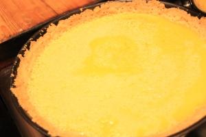 Crostata al limone, cioccolato bianco e mirtilli