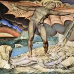 William Blake - Satana punisce Giobbe con piaghe infuocate