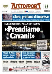 Ecco le prime pagine del Corriere dello Sport – Gazzetta – Tuttosport