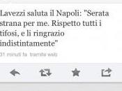 FOTO-Scotto Twitter: “Lavezzi saluta Napoli…….”
