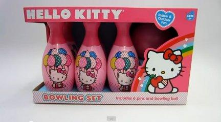 Un set da bowling by Hello Kitty