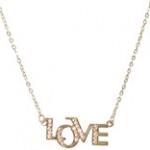 Staggered Love Pendant Necklace