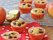 Muffins alle mele mirtilli rossi