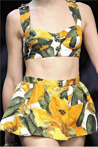 SS 2012 fashion trends: short tops