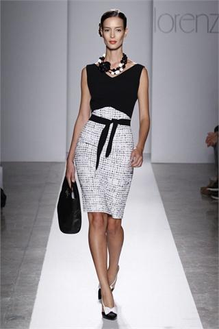 SS 2012 fashion trends: black & white
