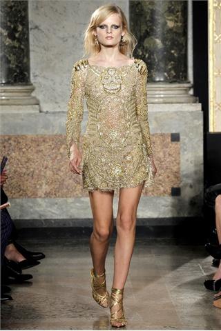 SS 2012 fashion trends: golden goddesses