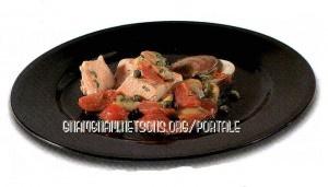 Salmone in guazzetto