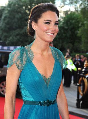 Kate Middleton in Jenny Packham