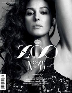 Bellucci Monica in Dolce & Gabbana su The Zoo magazine nr. 35